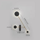 Axyaa Modern Linear Wall Lamp for Living Room Bedroom Hallway Lighting