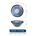 Axyaa Large Retro Ceramic Noodle Bowl Rice Bowl for Household and Restaurant