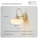 Axyaa European Retro LED Wall Lamp for Bedroom and Living Room