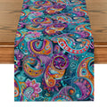 Axyaa Paisley Pattern Table Runner for Wedding, Dining, and Holiday Party Decor