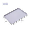 Axyaa Green Plastic Food Tray for Kitchen and Hotel Dessert Serving