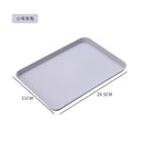 Axyaa Green Plastic Food Tray for Kitchen and Hotel Dessert Serving