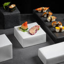 Axyaa Ceramic Sushi Dessert Plate Set - Solid Color Restaurant Tableware