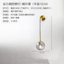 Axyaa Nordic Gold LED Wall Lamp Modern for Living Room Bedroom Home Decor