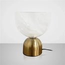 Axyaa Glass Desk Lamp Contemporary LED Light