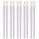 Axyaa Love Chopsticks Set - Colorful Korean Sushi Alloy Non-Slip Reusable with Storage Box