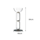 Axyaa Glass LED Pendant Light - Modern Transparent Luminaires for Indoor Living and Dining Room