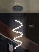 Axyaa Modern Simple Indoor LED Chandelier Ceiling Lamp for Living Room