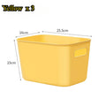 Axyaa Set of 10 Plastic Storage Boxes for Home Organization