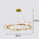 Axyaa Elegant Crystal Chandelier Dining Room Ceiling Pendant Lights
