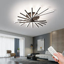 Axyaa LED Fan-shaped Ceiling Light for Modern Home Decor and Lighting Fixtures