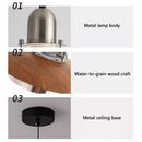 Axyaa Retro Metal LED Pendant Lights for Modern Dining Table Chandeliers