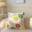 Axyaa Pastoral Flower Embroidery Pillowcase - Canvas Towel Sofa Cushion Cover
