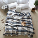 Axyaa Boho Checkered Cotton Quilt - Lightweight & Machine Washable