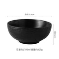 Axyaa Stone Patterned Large Capacity Ceramic Soup Bowl