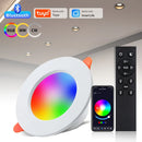 Axyaa Smart LED Downlight 10W 220V, Remote Control, Smart Life APP, Bedroom Living Room