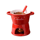 Axyaa Ceramic Chocolate Mug Candle Fire Boiler Dessert Bowl Kitchen Drinkware