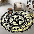 Ethnic Mandala Round Carpet for Living Room Decor by Axyaa