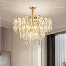 Axyaa Modern Crystal Pendant Lamp for Living Room, Bedroom, and Dining Room