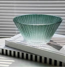 Axyaa Fruit Plate Glass Bowl Soup Bowl Salad Bowl Living Room Household Dishes