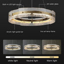 Axyaa Modern Gold Metal Round Chandelier for Luxe Living Spaces