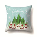 Axyaa Christmas Tree Throw Pillow Case - Festive Xmas Cushion Cover for Home Decor