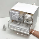 Axyaa Acrylic Desk Organizer Storage Box for Stationery and Tape