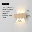 Axyaa Stone LED Wall Lamp: Garden Light, Waterproof Sconces Fixture for Indoor/Outdoor Decor