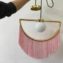 Axyaa Nordic Bedroom Colorful Tassel Pendant Light - LED Hanging Lamp