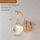 Axyaa Crystal Ball Wall Lamp: Elegant LED Decorative Lighting for Home Décor