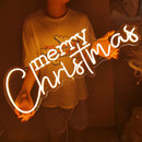 Large Axyaa LED Neon Sign for Holiday Decor - 30x11 inches