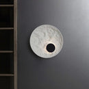 Axyaa LED Resin Wall Lamps - Nordic Modern Creative Round Wall Light for Bedroom