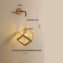 Axyaa Nordic Cube LED Wall Lamp for Modern Home Decor