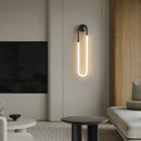 Axyaa Ellipse Wall Lights: Gold, Black, Copper, White; 3 Color Temperature Dimming