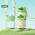 Axyaa Kids Insulated Straw Cup - Stainless Steel Vacuum Flask with Handle
