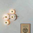Axyaa Marble Circular Wall Lamp Nordic Minimalist LED Lights