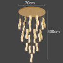 Axyaa Nordic Stair Chandelier Ceiling Light Indoor Lighting for Living Room and Dining Room