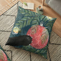 Cute Cat Decorative Pillow Case Cover for Modern Living Room Sofa by Axyaa