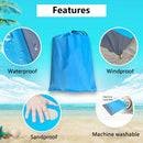 Axyaa Waterproof Beach Blanket Camping Mat - Portable, Lightweight Picnic Blanket