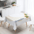 Axyaa Ramadan Mubarak Tablecloth - Islamic Muslim Mosque Home Decor