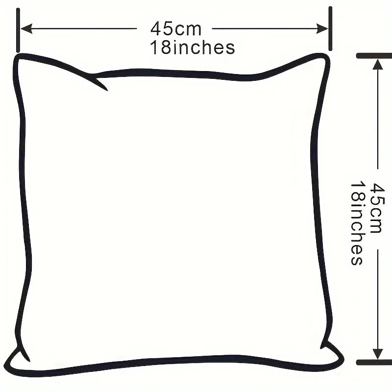 Axyaa Soft Plush Striped Corduroy Throw Pillowcase Set for Home Décor