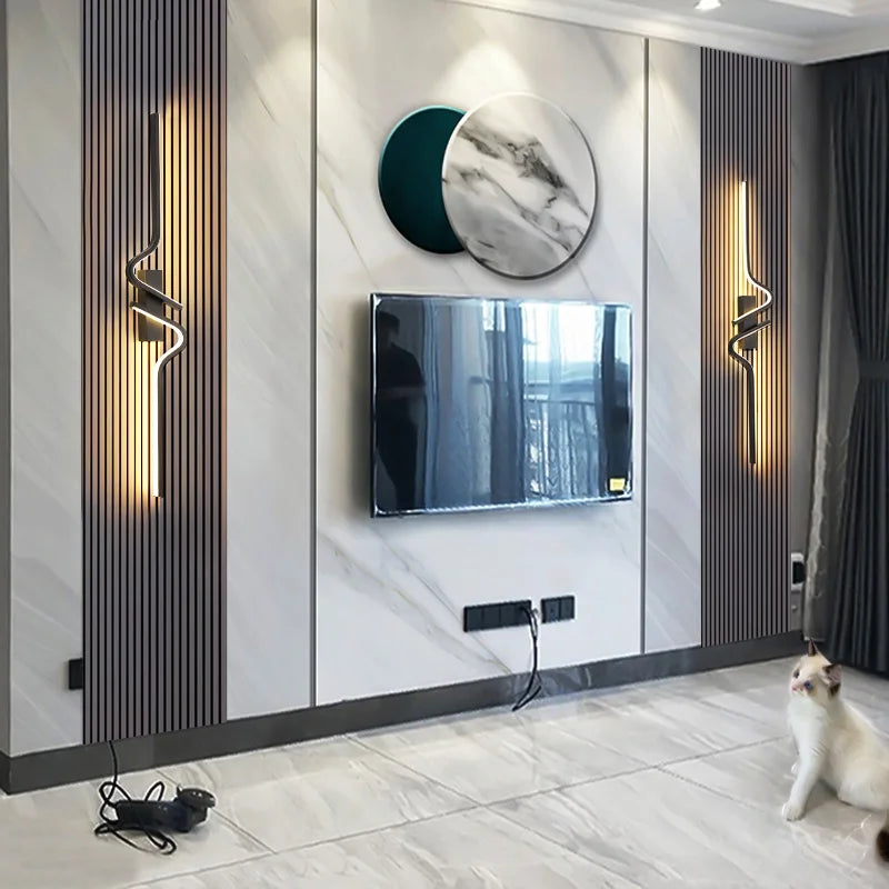 Axyaa Minimalist LED Wall Sconce for Bedroom & Living Room