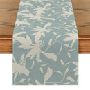 Axyaa Yellow Leaf Plant Table Runner | Chinese Style Floral Table Decor