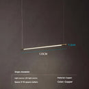 Axyaa Brass Pendant Light: Modern Minimalist Dining Table Lamp