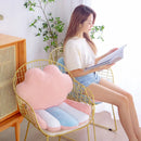 Axyaa Rainbow Seat Cushion Backrest for Office Chair and Student Dormitories