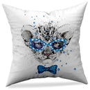 Axyaa Animal Print Pillowcase in Peach Skin Fabric - Modern Simple Cartoon Design