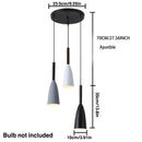 Axyaa Nordic Style Minimalist Single & Triple Head Chandelier for Home, Restaurant, and Bar