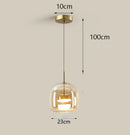 Axyaa Modern Ceiling Chandelier for Dining Room - Pendant Light Fixture for Living Room