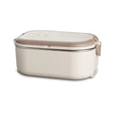Axyaa Electric Heated Lunch Box Portable Stainless Steel Food Warmer Container