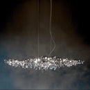 Axyaa Post-Modern LED Chandelier Luxury Stainless Steel Indoor Lighting
